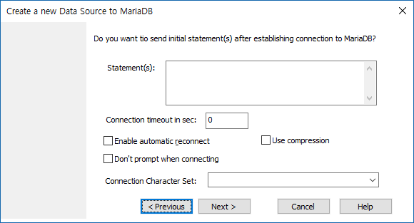 MariaDB DSN Configuration 2