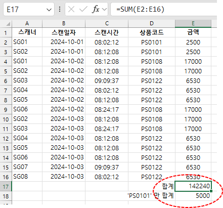 시트에 입력된 값이 숫자가 아닐 때 해결 방법